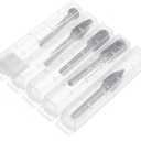 5 PCS Double Cut 6X12MM Head SizeTungsten Carbide Rotary Burrs for Rotary Drill Die Grinder for Drilling Polishing Carving Engraving by Lukcase