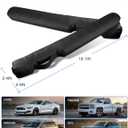 Leather Car Seat Gap Filler Universal for Car Truck SUV to Block The Gap Between Seat and Console Stop Things from Dropping 2 Sets Black