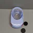 Silent Hamster Exercise Ball, with Ventilated Design - Safe & Durable Fitness Toy for Night Use, Non-Slip Surface & Removable Cover Small Pet Running Wheel for Hamsters, Gerbils, Mice (Blue)