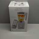 Chefman Obliterator 48 oz Countertop Blender for Smoothies, 1380W Motor to Crush Ice, Nuts, and Frozen Fruit with Stainless Steel Blade, Auto Blend Function, Includes 20 oz Travel Jar - Concrete