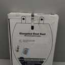 KOHLER 20110-0 Brevia, Slow Close Toilet Seat, Elongated Toilet Seat, Grip-Tight Bumpers Quick-Attach Hardware, White