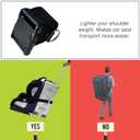 GUCHO Car Seat Belt Travel StrapCarry-on Luggage into an Airport Car Seat Stroller & Carrier, an Useful Solution for Travel Transfer (Black)
