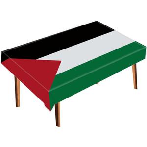 Palestine Tablecloth,Large Palestinian Flag Table Cloth Decoration,Soft Texture Runner for Home Party Decor 6080inch