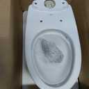 TOTO Drake Two-Piece Elongated 1.6 GPF TORNADO FLUSH Toilet with CEFIONTECT, Cotton White - CST776CSG#01