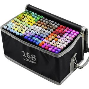 168 Colors Markers Art Markers for Kids and Adult Drawing Marker Dual Tip Coloring Painting Perfect for Boys Girls Students Gift
