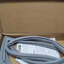 Upgraded WPW10714545 Freezer Door Gasket for Whirlpool Kenmore, 21.06 x 34.25 W10164045 Refrigerator Door Gasket fit for Maytag & Kitchen Aid Freezer Door Seal Replace Part W10191103, W10443322
