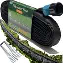 Secbulk 2026 Flat Soaker Hose 25 ft with Stakes for Garden, 25ft Linkable Drip Hose Diy Garden Irrigation System Saving 80% Water, Dual-layer Leak-free Design Water Hose with Holes