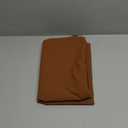 MooMee Body Pillow Cover Pillowcase with Zipper 100% Washed Cotton Linen Like Textured Breathable Durable Soft Comfy (Dark Orange, 21x54, 1 PC)