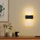 Wall Sconce Set of 2, Touch Control, 4000mAh Battery Operated Bedside Night Light, Dimmable Wall Lights for Bedroom, Rechargeable Magnetic Cordless LED Wall Lamp (Warm White Touch)