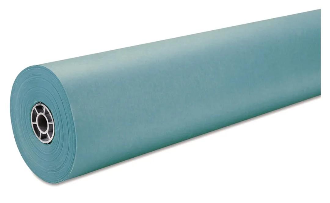 Rainbow Colored Kraft Duo-Finish Paper, Flame, 36" x 100",  300 ft,  2 Rolls