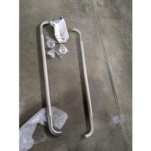 36", 2 Pcs Style Pull Door Handle, Satin Chrome Finish - Rust and Corrosion Resistant Door Handle