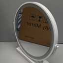 ROLOVE 13 Inch Vanity Mirror with Lights, Round Make Up Mirror with Lighting, LED Mirror Makeup Mirror with Lights for Bedroom Tabletop, Smart Touch Control, 360° Rotation (White)