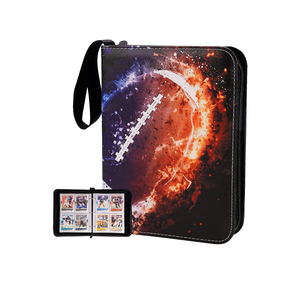 Card Binder Compatible with Football Card, Trading Card, for MTG and Other TCG, Fits 400 Cards with 50 Removable Pages, Card Holder Collector for Standard Size Card