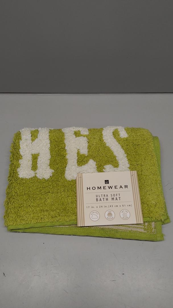Home Wear Ultra Soft Bath Mat 17x24inch