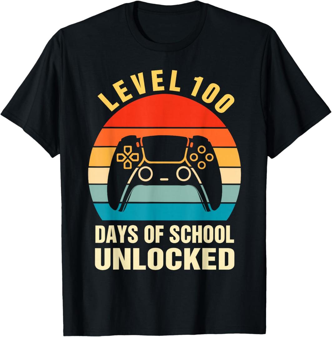 100th Day Of School T-Shirt For Kids Boys 100 Days of School T-Shirt Large