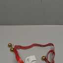 Leather Dog Doorbells for Door Knob, Adjustable Brass Potty Training Bells for Puppy to Go Outside, Easy Dog Door Bell for Potty Training