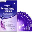 Teeth Whitening Strips, Purple Whitening Strips, Enamel Safe for Sensitive Tooth, Color Corrector, Tooth Stain Remover, Non-Slip Design, 28 Strips (14 Treatments)