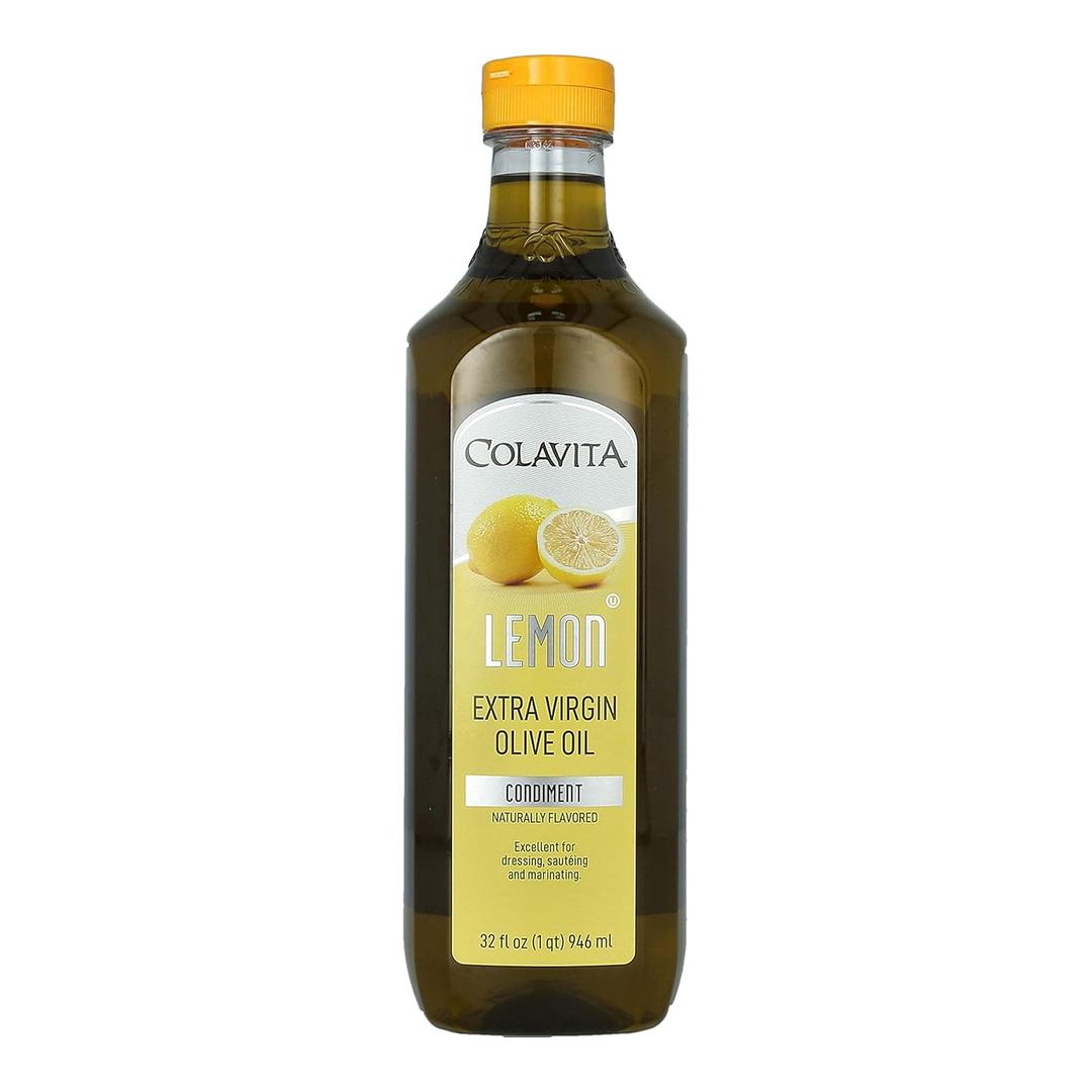 Colavita Lemon Flavored Extra Virgin Olive Oil, 32 oz (EXP 02/19/27)