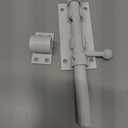 Alise Stainless Steel Gate Latch - Slide Bolt, Heavy Duty Door Latch, White Barrel Bolt, Security Slide Lock (6 Inch (Regular))