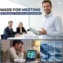 4K Webcam for PC & Mac, Tiny USB Streaming Camera with PDAF Autofocus, Dual Omnidirectional Noise-Canceling Microphones, Auto Low-Light Correction, Works with Zoom, Teams, Google Meet & Twitch