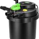 VIVOSUN Bio Pressure Pond Filter, up to 1580 Gallons, Pond Filter System with Convenient Cleaning Crank Handle, Easy to Clean, Ideal for Garden, Pool, Fishpond 