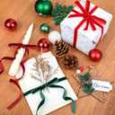 2 x Burgundy Velvet Ribbon 3/8'' 50 Yards Velvet Fabric Vintage Ribbon for Christmas Tree, Gift Wrapping, Flower Bouquet, Wreath Decorations, Bow Making (Burgundy, 3/8"-50 Yard)