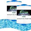 HANXER PAS50SV-F2M Spa Filter Cartridge Replaces for Unicel 6CH-502, Filbur FC-0311, PAS502SV, AK-90161, PAS50, M60506, XLS-604, 60506 Hot Tub Filter, 50 sq.ft Artesian Spas, 2 Pack