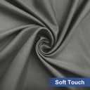 Homing Rectangle Table Cloth Cover, Waterproof Polyester Elastic Fitted Tablecloth, Fits for 6 Foot Folding Tables, Washable Table Protector for Picnic, Camping, Outdoor (Grey, 30" x 72")