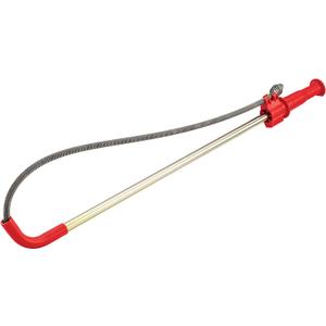 RIDGID 59787 Model K-3 Toilet Auger with Unclogging 3-Foot Snake and Bulb Head
