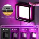 DORESshop Purple Night Light [2 Pack], Night Lights Plug Into Wall, Night Light Dusk to Dawn Sensor, LED NightLight Adjustable Brightness, Bedroom, Bathroom, Hallway, Stairs, Halloween, Party