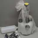 Brake Bleeder Kit with 3L Pressure Pump, 1L Waste Bottle & 4 Upgraded Adapters, Manual Brake Fluid Bleeder Tool for Most Vehicles, One-Person Operation