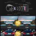 Wireless Backup Camera AHD 1080P License Plate Camera for iPhone iPad Android Smart Phones Clear Night Vision IP68 Waterproof Rear/Front View Reverse Camera for Sedans SUV MPV Van Pickup