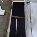 RoyalCraft 59" Buffet Cabinet with Storage, Vintage Sideboard with Adjustable Shelves & Carved Handle, Mid Century Modern Painted Credenza Coffee Bar for Kitchen, Dining Room, Satin Black 16"D x 58"W x 31"H