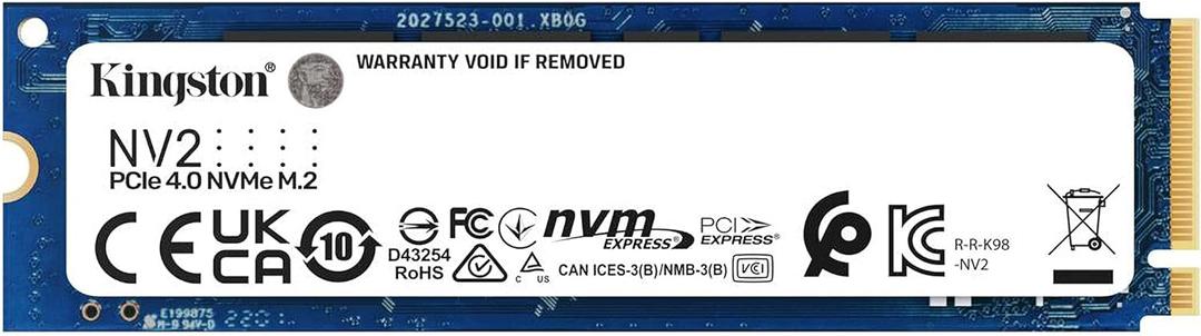 Kingston NV2 1TB M.2 2280 NVMe Internal SSD | PCIe 4.0 Gen 4x4 | Up to 3500 MB/ s | SNV2S/ 1000G