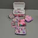 18 Inch Doll Suitcase Travel Luggage Play Accessories, Doll Clothes Accessories Carrier Storage Set, Case, Hat, Sunglasses, Camera, Pillow, Toy Pet