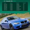 Rear Spoiler Wing For 2011-2013 for BMW 325i, 2007-2013 for BMW 328i 335i, 2007-2008 for BMW 328xi, 2011-2013 for BMW 335is, 2008-2013 for BMW M3 Trunk Lip Spoiler Wing Rear Wing Matte Black