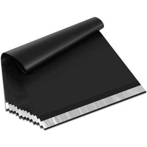 UCGOU Poly Mailers 14.5x19 Inch Black 100 Pack Large Shipping Bags #7 Strong Thick Mailing Envelopes Self Sealing Adhesive Waterproof and Tear Proof Boutique Packaging Postal for Clothing