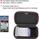 RLSOCO Case Holder for Pokemon TCG Cards/Magic Cards (500PCS) - Rectangular Solid Design works with Trading Cards & Card Sleeves (Case Sale Only)