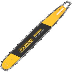 20 Inch Chainsaw Bar and Carbide Chain Combo, .325" Pitch, 050" Gauge, 78 Drive Links Fits Echo CS-490/440, Craftsman S205/CMXGSAMY462S, PP4620AVX, Milwaukee M18 FUEL and More