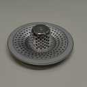 LEKEYE Drain Hair Catcher/Bathtub Shower Drain Hair Trap/Strainer Stainless Steel Drain Protector (Silver)