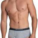 Fruit of the Loom Men's Underwear Briefs, Tag Free & Moisture Wicking, Pack of 6 (XXL)