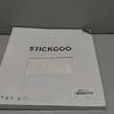 STICKGOO White Peel and Stick Subway Tile, Stick on Backsplash Tiles for Kitchen and Bathroom, Flexible Vinyl Wall Tile, Easy DIY Installation