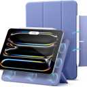 ESR for iPad Pro 13 Inch Case (M5/M4) 2025/2024, Powerful Magnetic Attachment, Slim Tri Fold Stand Case, Supports Pencil Pro & Pencil(USB-C), Auto Wake/Sleep, Rebound Series, Lavender