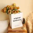 12 PCS Artificial Flowers Gold Roses Fake Silk Flower Long Stem Artificial Roses for Home Wendding Bathroom Party Decorations (Gold)