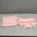 SOLY HUX Women's 2 Piece Outfit Ribbed Knit Cute Camisole and Mini Shorts Set (Pink,Small)