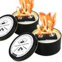 2 Pack Portable Campfire | Fire Pit | Smores Maker | Lightweight | 3-5 Hours Burn Time | Convenient-No Embers-No Hassle | Great Gifts for Picnics, Camping and More