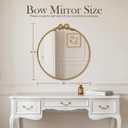 Antique Gold Mirror 28 Inch Round Mirror