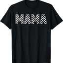 Pit Crew Mama Racing Car Family Matching Birthday Party T-Shirt, L