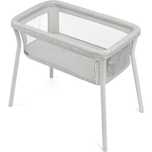 Chicco LullaGo Anywhere Portable Bassinet, Lightweight, Space-Saving with Waterproof Mattress and Fitted Sheet, Travel-Friendly, Includes Carry Bag, Lyric/Beige, One-Size