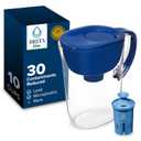 Brita Everyday Elite Water Filter Pitcher, Removes 99% of Lead, Includes 1 Filter, 10-Cup Capacity, Blue